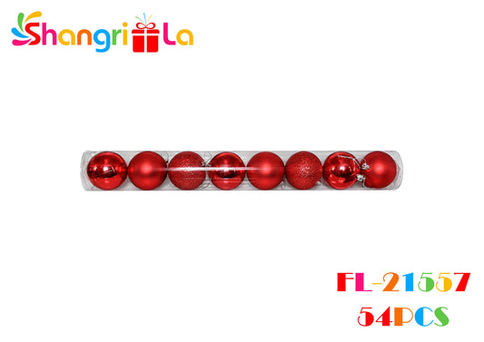 Esferas navideñas 7cm 8pcs