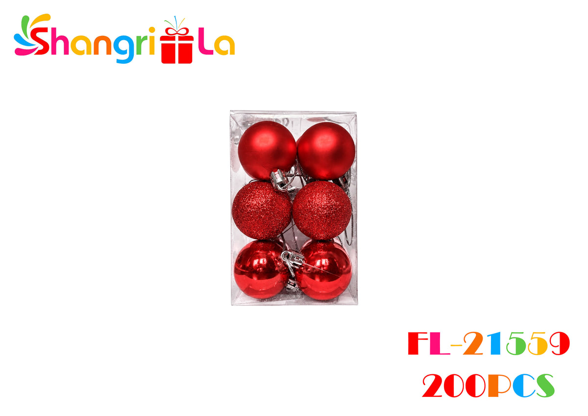 Esferas navideñas 4cm 12pcs