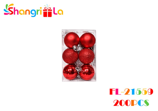 Esferas navideñas 4cm 12pcs