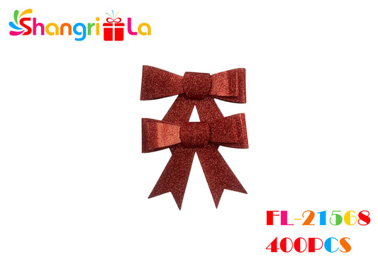 SET LAZOS DECORATIVOS CON GLITTER