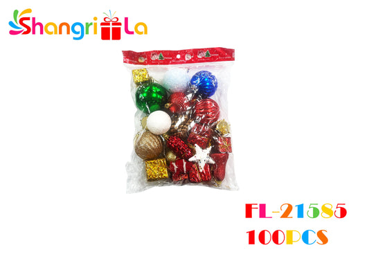 BOLSA CON ESFERAS NAVIDEÑAS