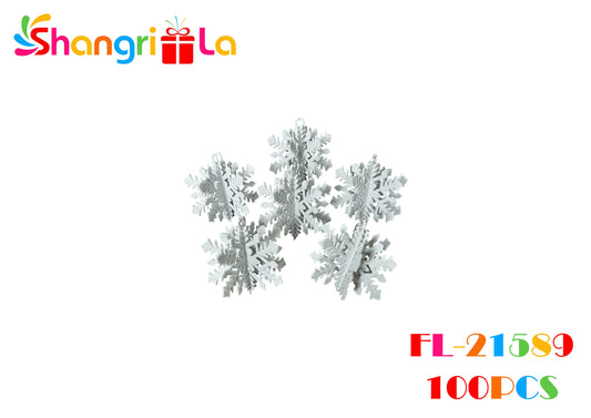 Copos de nieve 3D 6 pcs