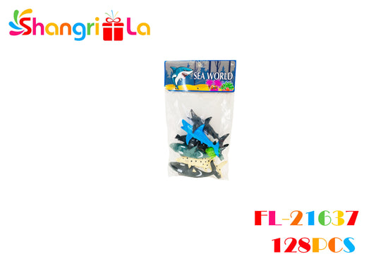 Kit de 6 animales marinos
