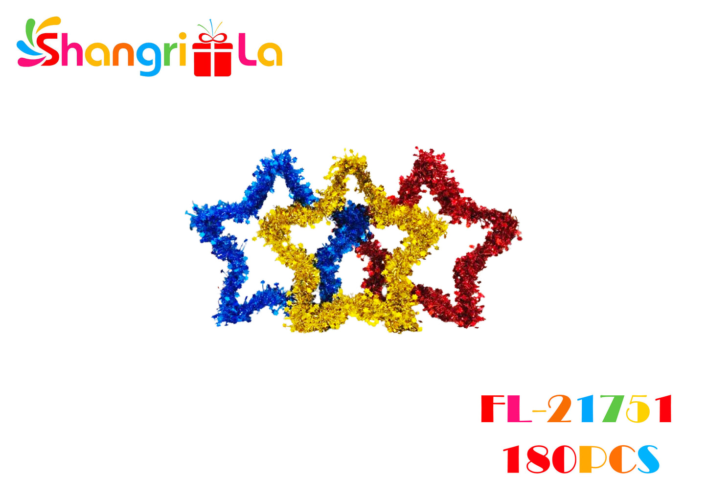 Adorno colgante de estrella 27*33cm