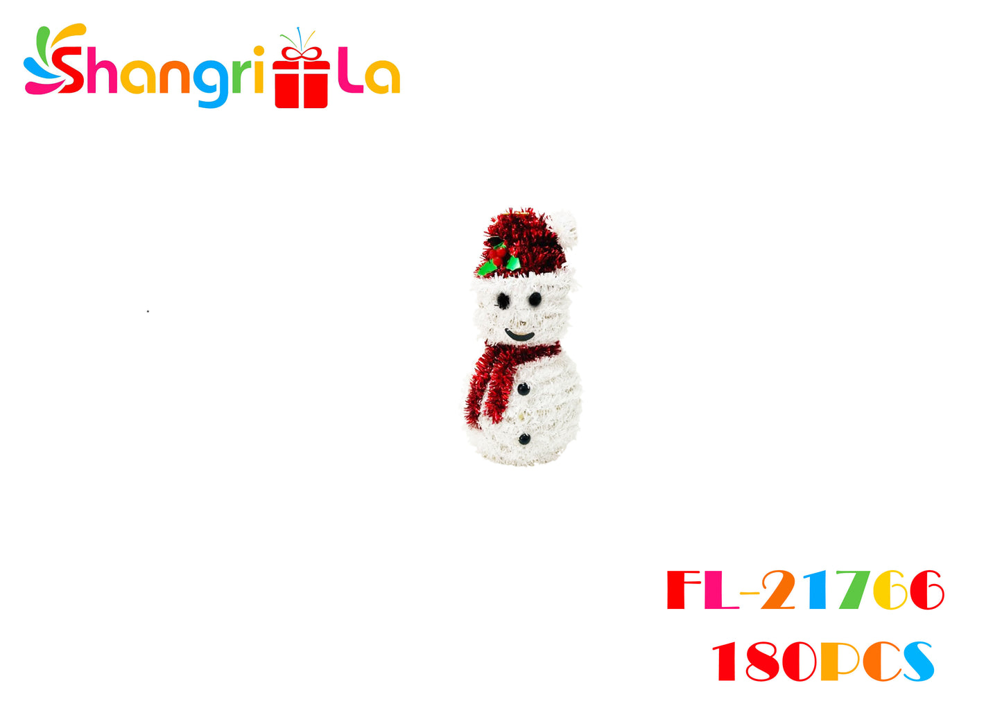 Adorno colgante de navidad, muñeco de nieve 16*9cm