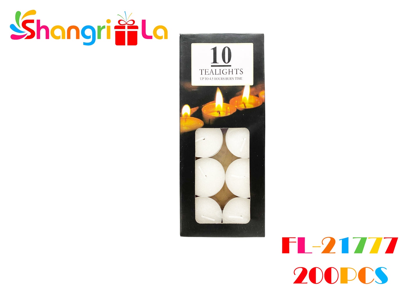 Set de 10 velas pequeñas 4*1cm