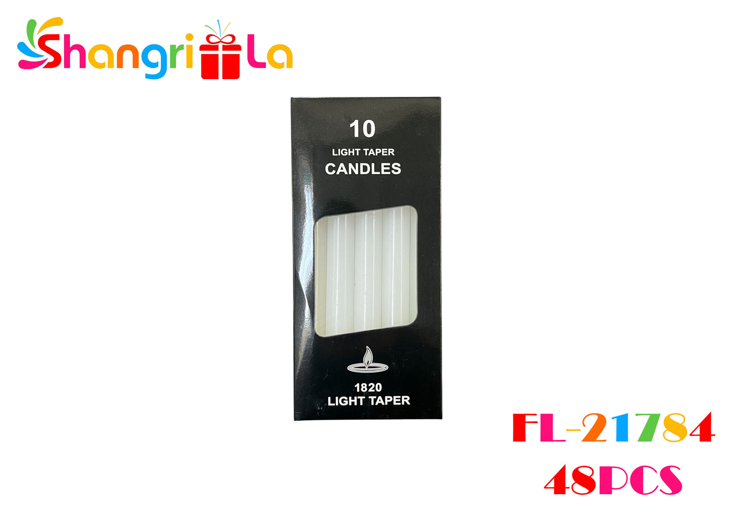 PACK 10 VELAS LARGAS 19CM