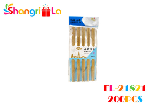 10 pares de palillos chinos con diseño 24cm