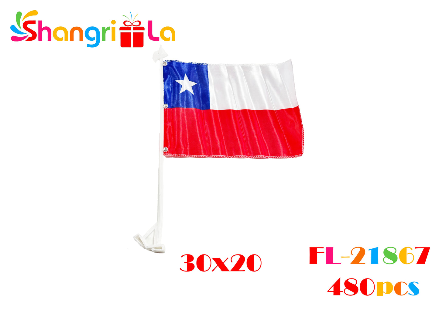 bandera de coche 30x20