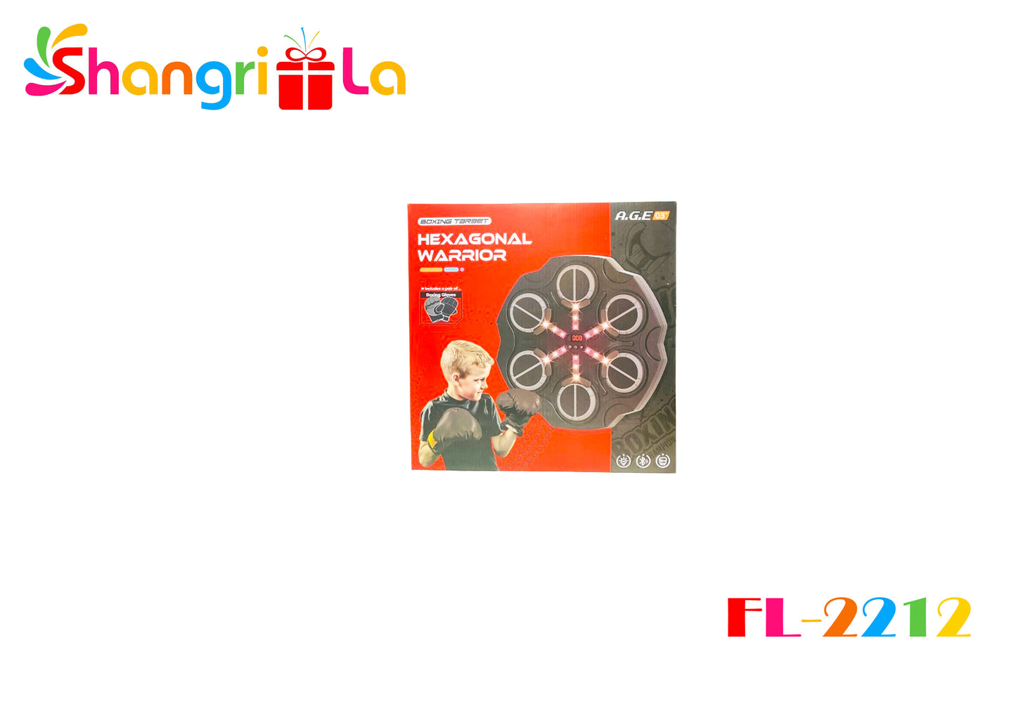 Maquina de boxeo con bluetooth 35*35cm
