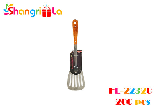 ESPATULA METALICA CON MANGO DE MADERA