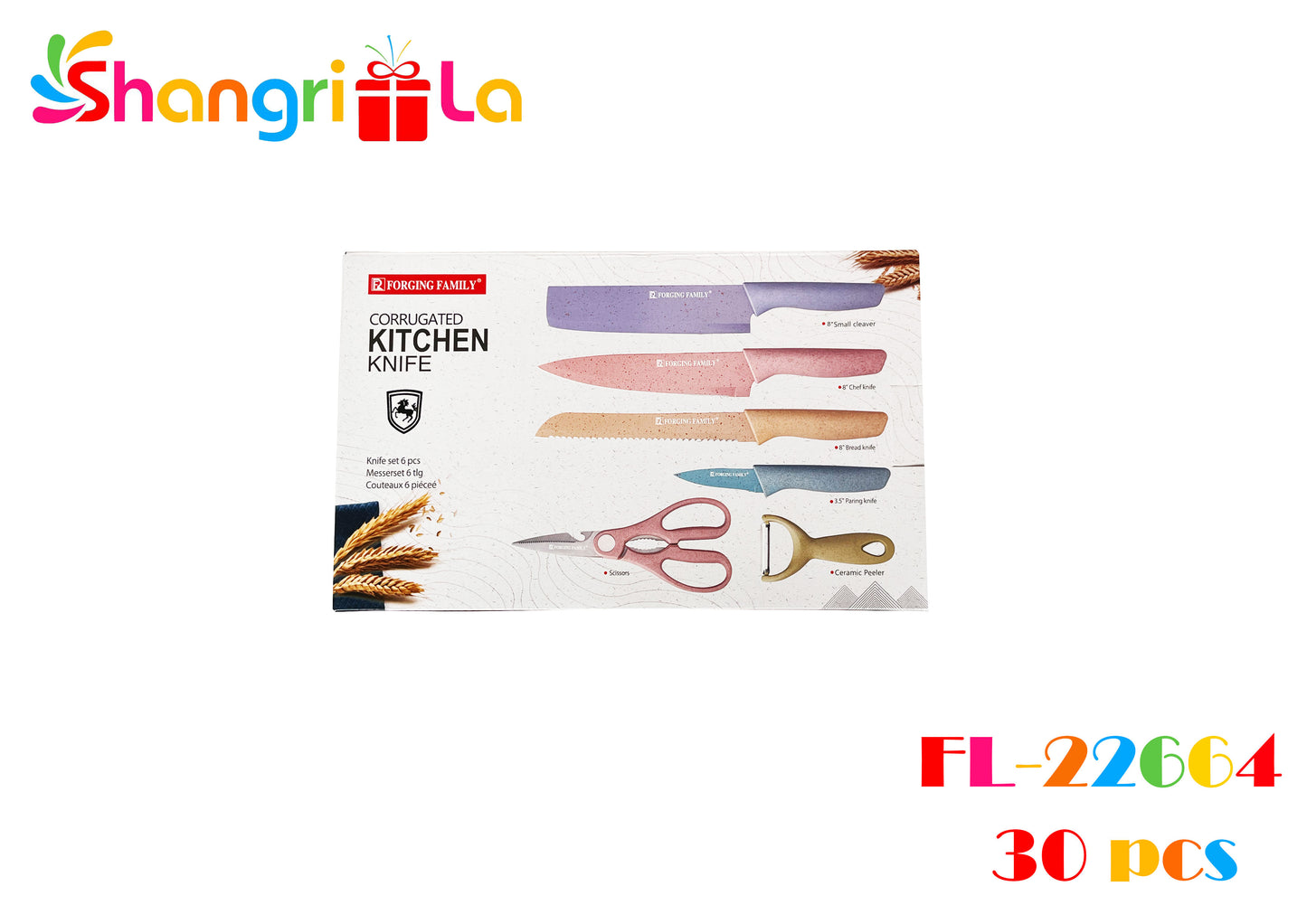 SET 6 UTENSILIOS DE COCINA