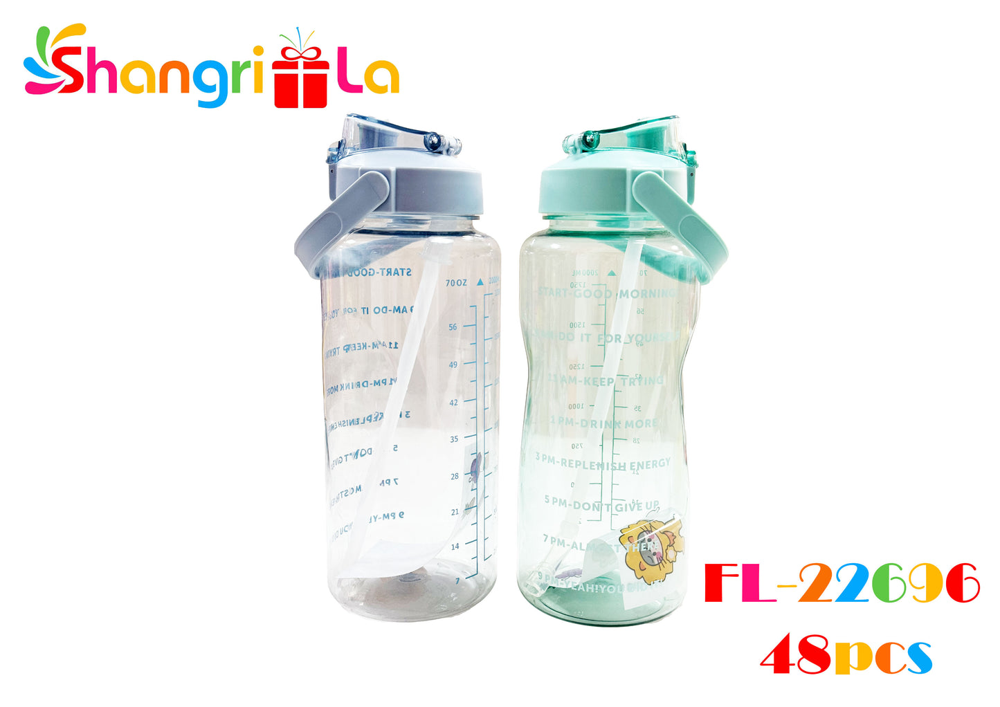 BOTELLA GRANDE CON BOMBILLA Y AGARRADERO
