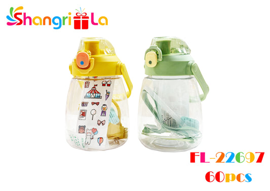 BOTELLA DE AGUA CON STICKERS