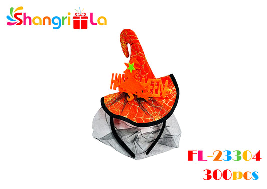 GORRO DE NIÑA CON CINTILLO DE BRUJA