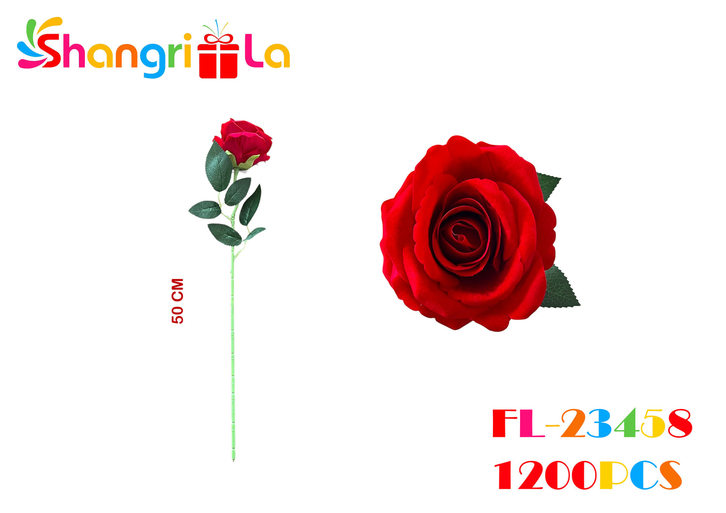 ROSA ARTIFICIAL 50 CM