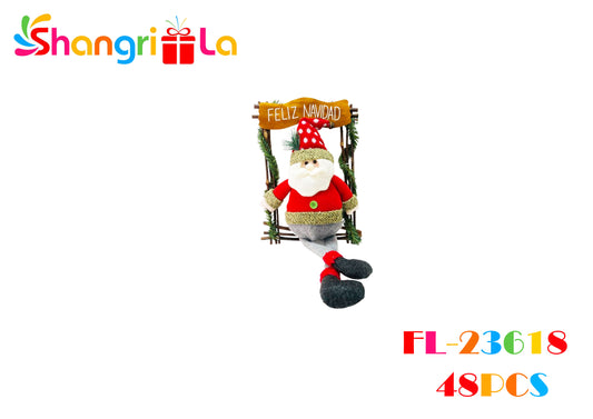 Adorno colgante de feliz navidad 57*30cm