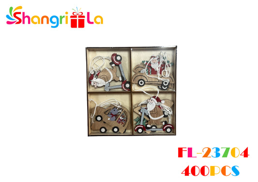 COLGANTES DE MADERA DE NAVIDAD