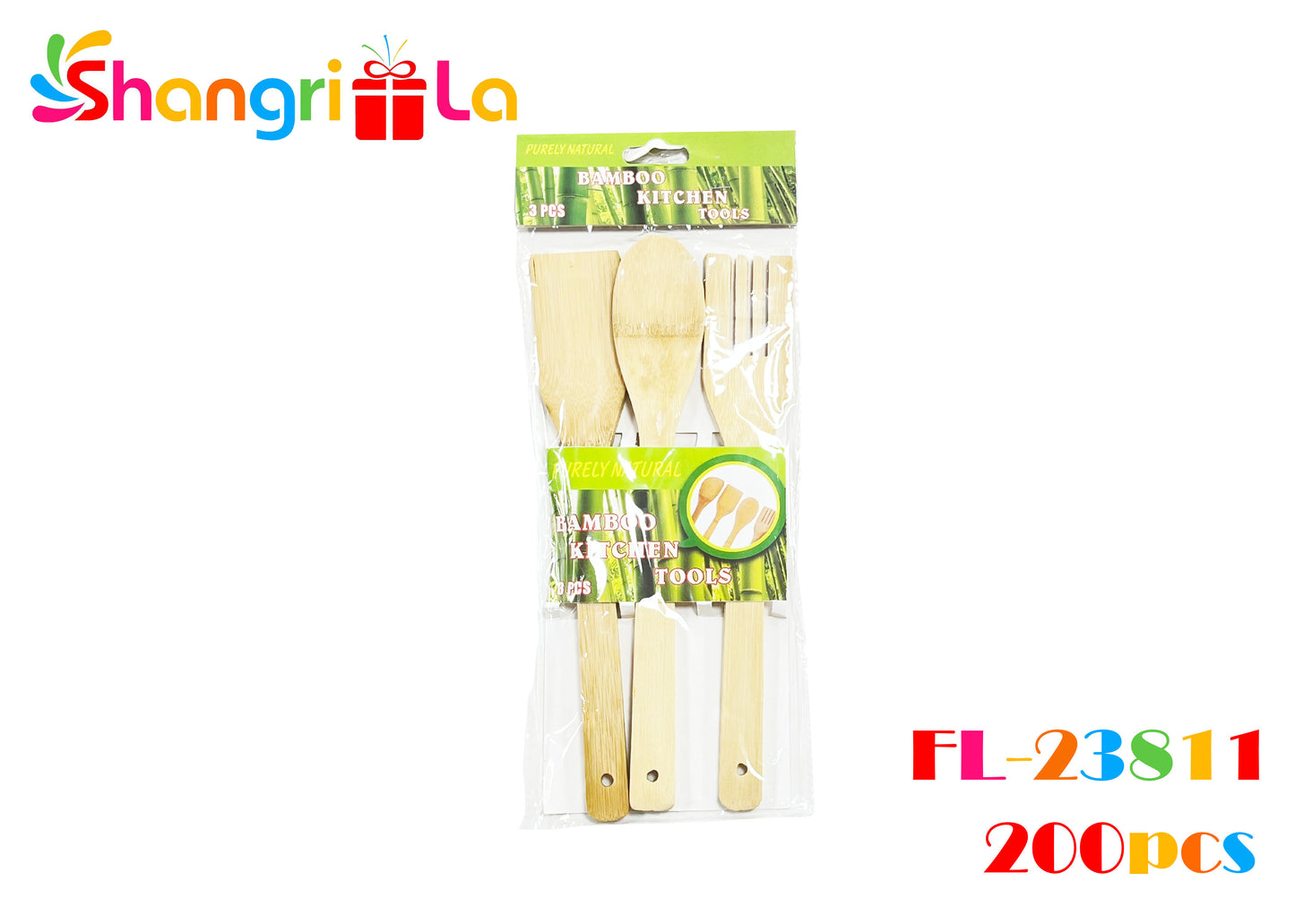 SET UTENSILIOS COCINA DE MADERA