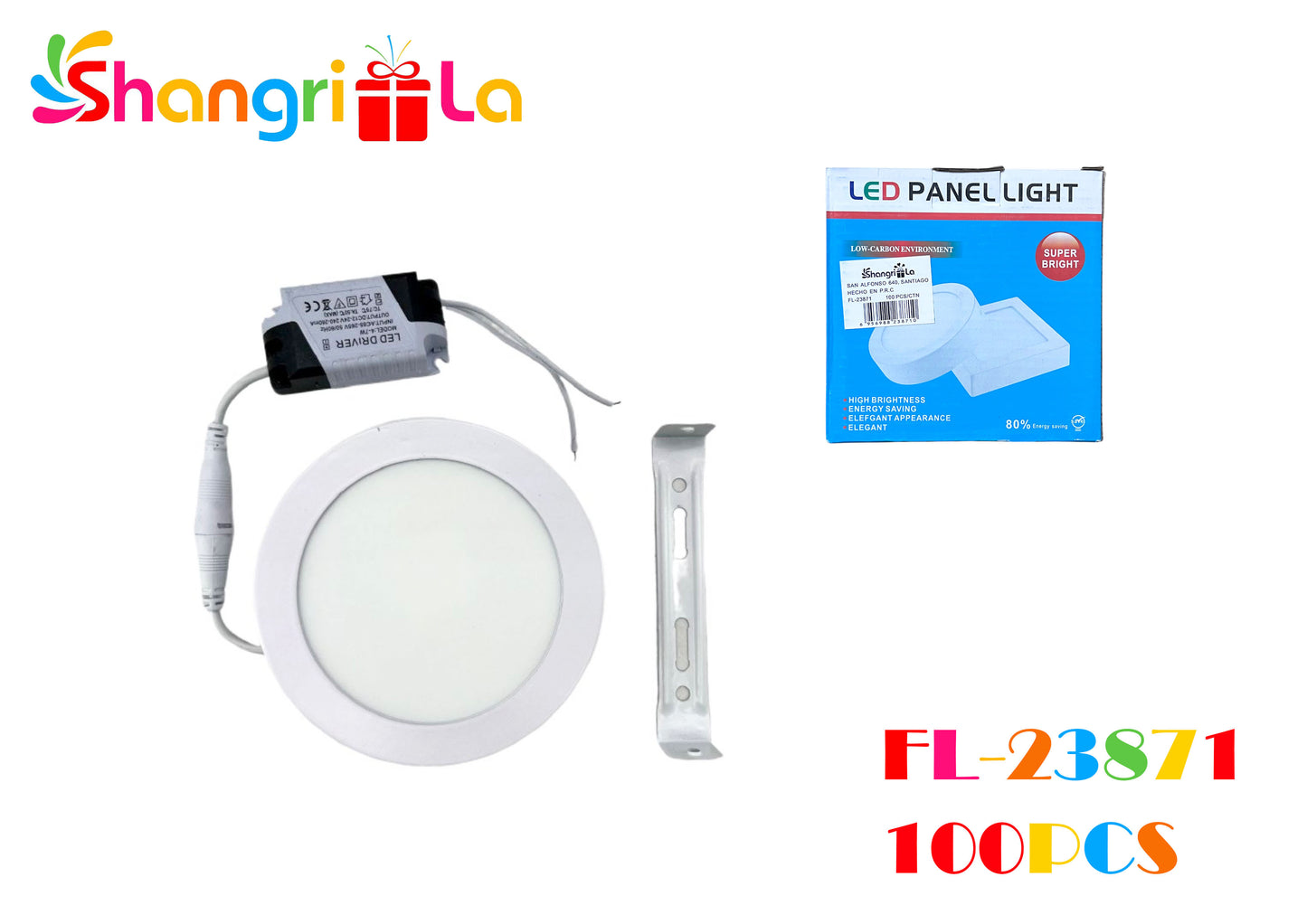 PANEL DE LUZ LED 6W 11CM