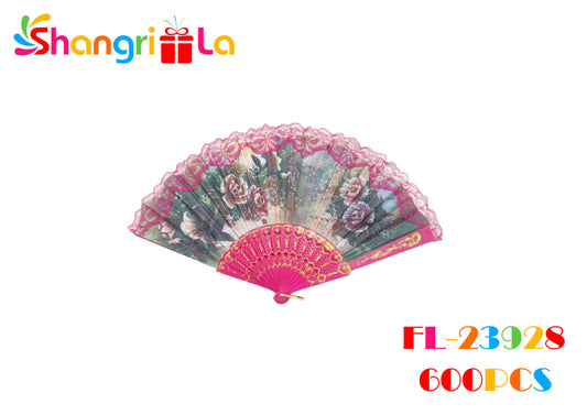 ABANICO CON ESTAMPADO FLORAL