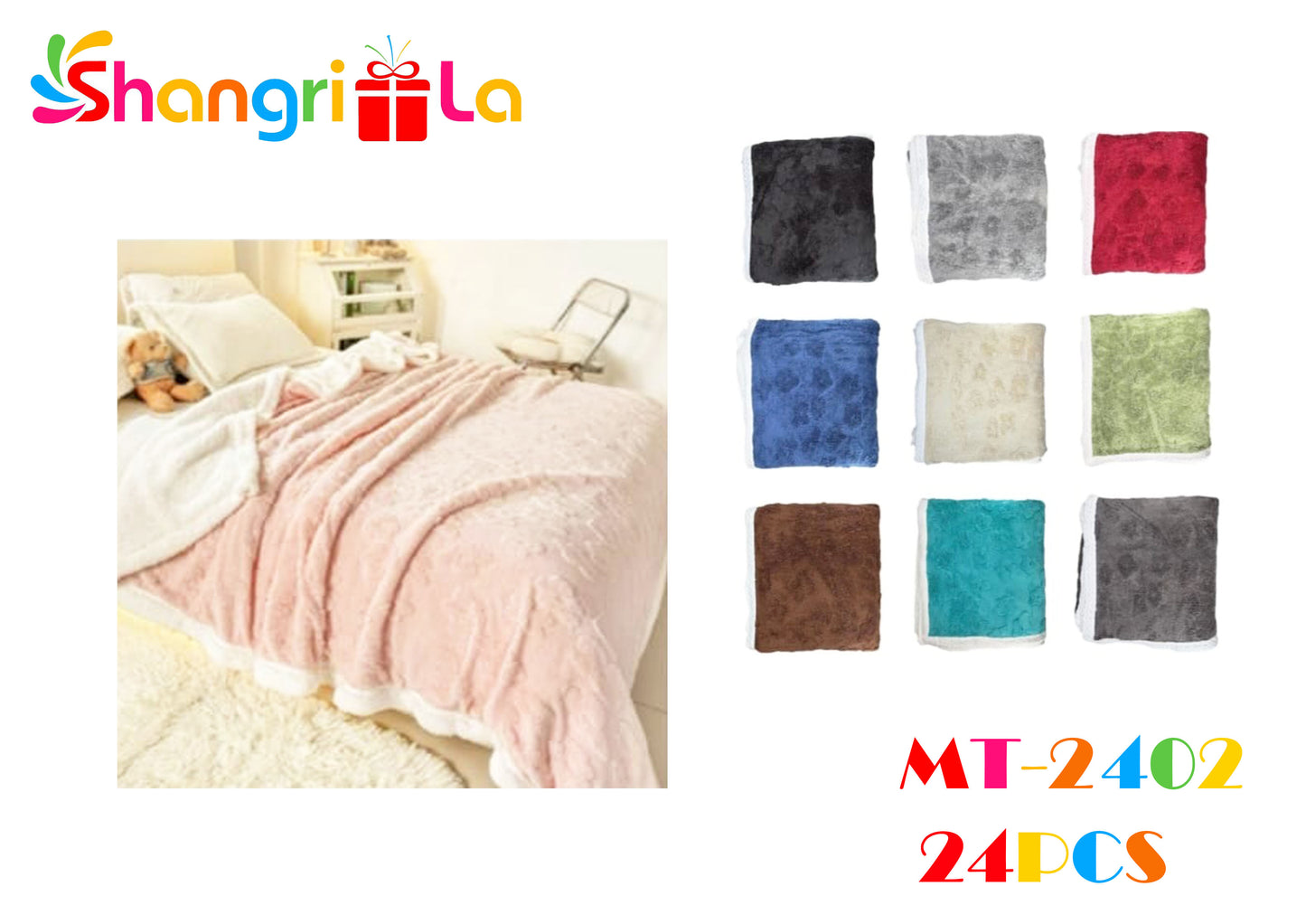 FRAZADA CON CHIPORRO 2P