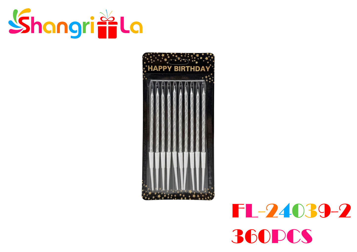 VELAS DE CUMPLEAÑOS PACK 10 UNIDADES