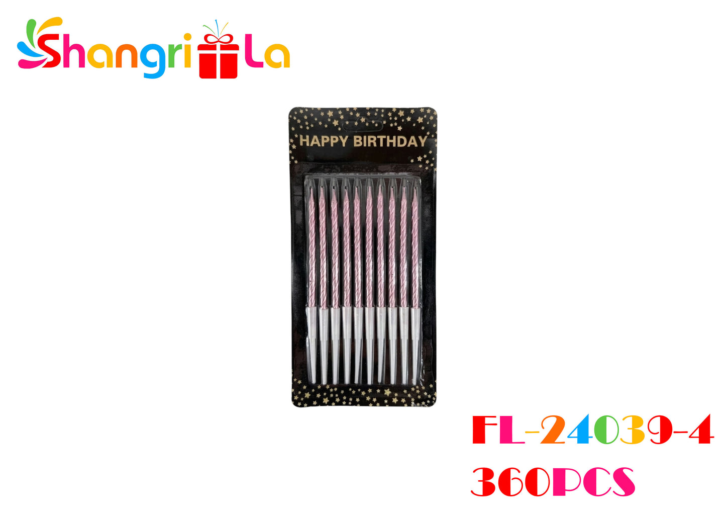 VELAS DE CUMPLEAÑOS PACK 10 UNIDADES