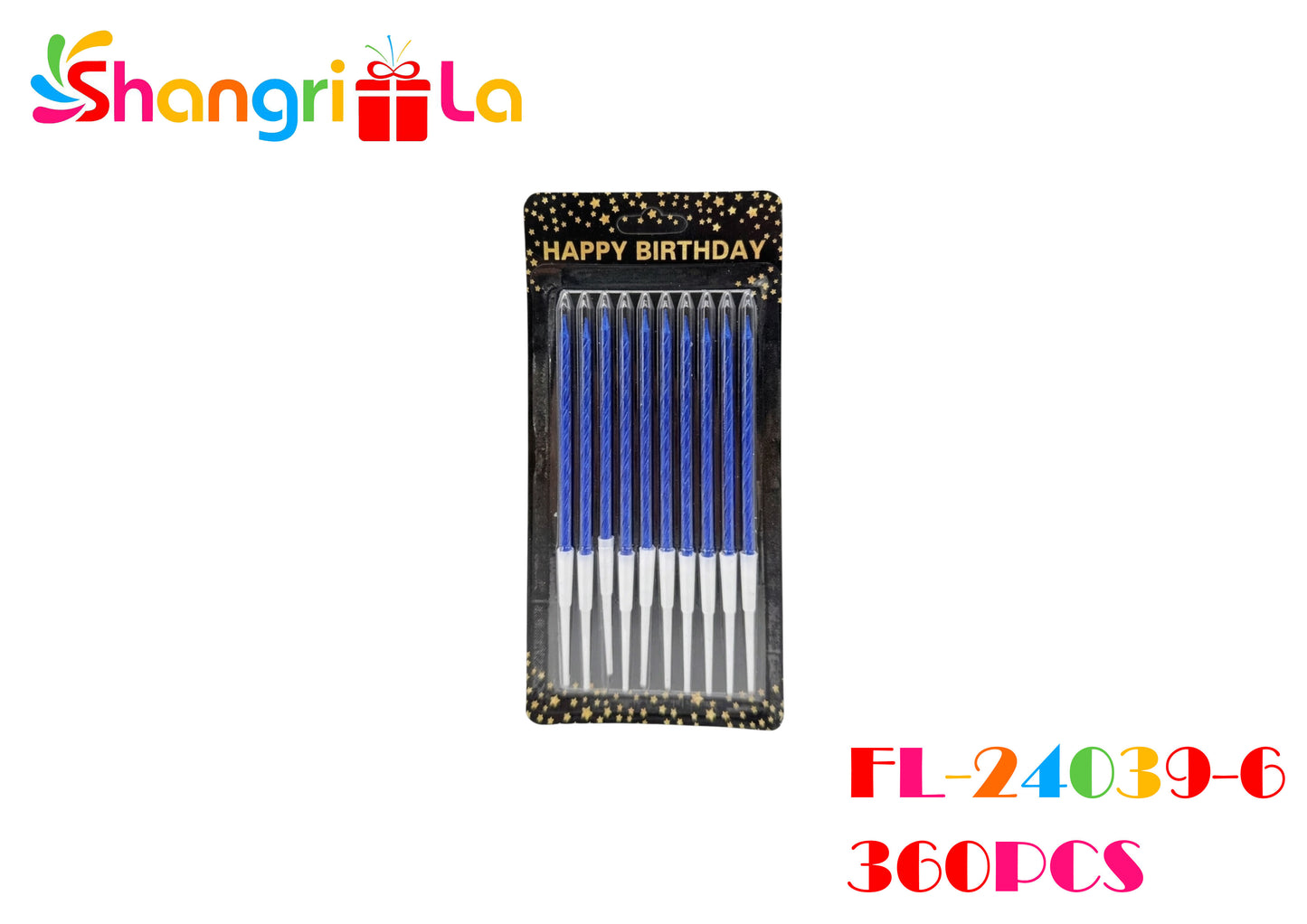 VELAS DE CUMPLEAÑOS PACK 10 UNIDADES