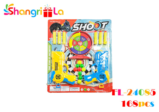 PACK PISTOLA DE JUGUETE CON BALINES