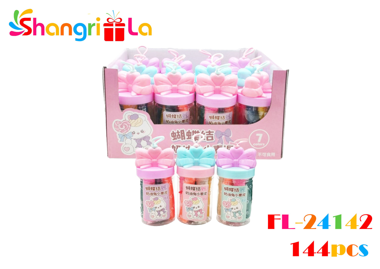 CAJA CIRCULAR CON PLASTICINA