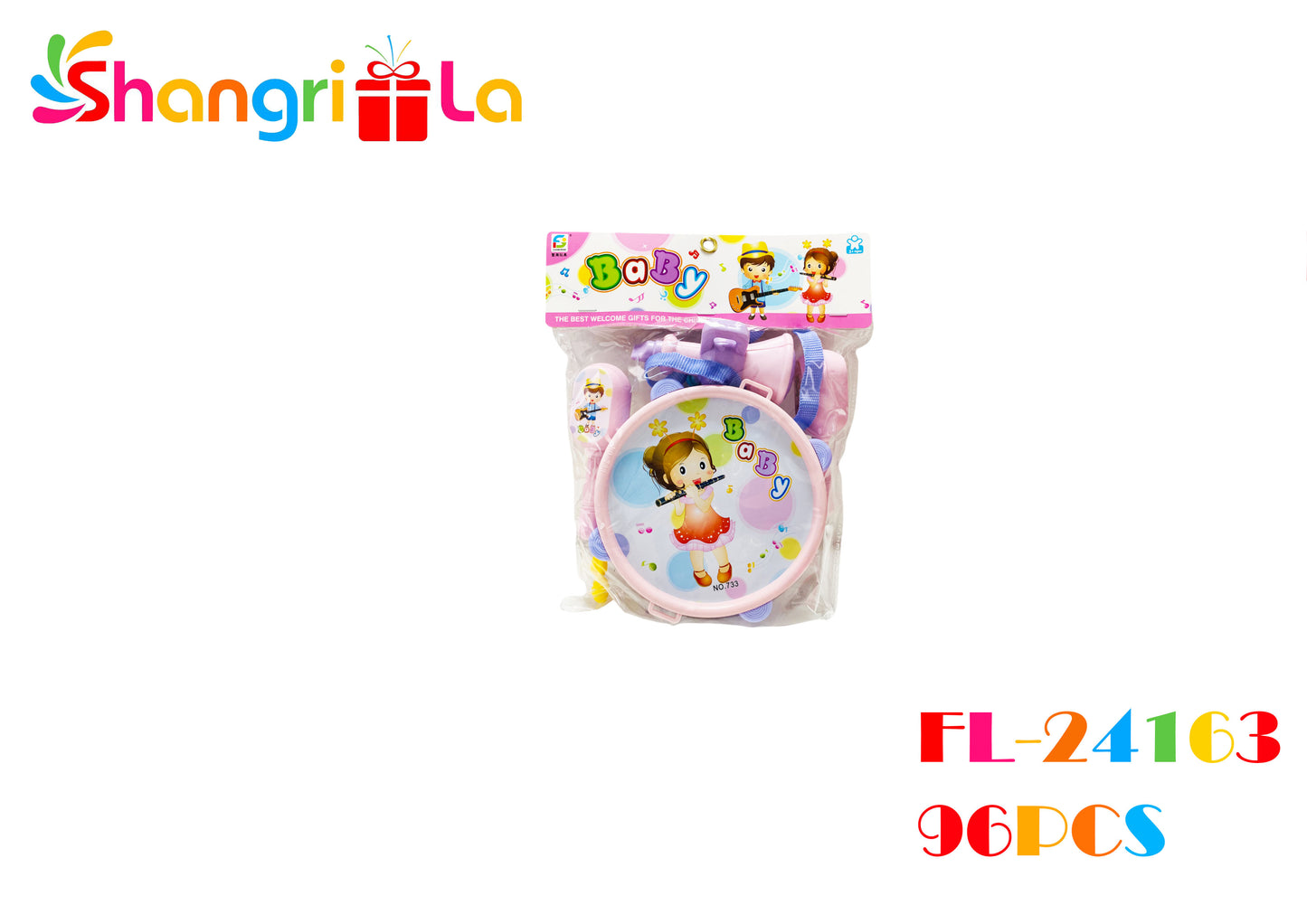 Set para niñas de instrumentos musicales 15*15
