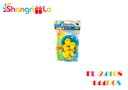 Juego de pescar patitos en una bañera 8pcs