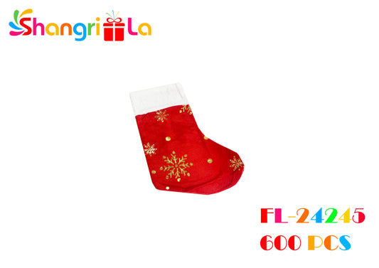 BOTA DE NAVIDAD ROJA