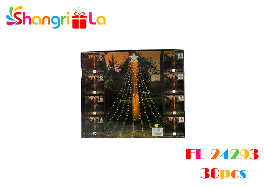 LUCES DE NAVIDAD, CASCADA ESTRELLA CALIDA