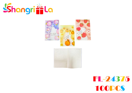 CUADERNO CON DISEÑOS 3D 3D