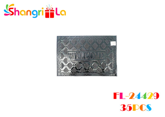 Alfombra con relieve welcome 59*40cm