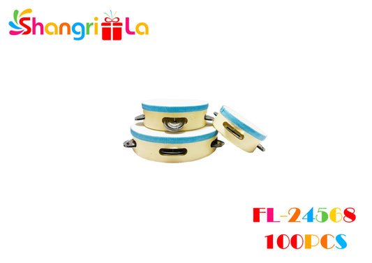 Set de 3 panderetas de juguete
