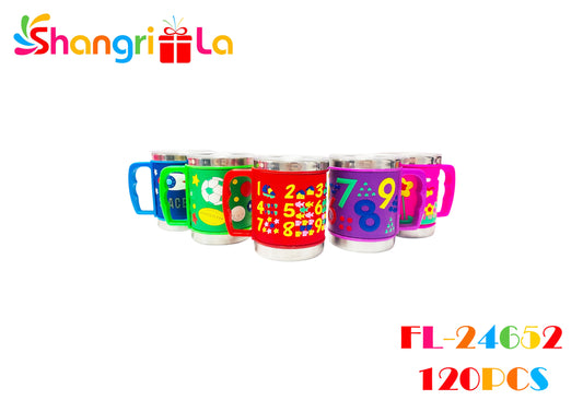 Taza de aluminio con tapa para niños 11cm * 25cm de diámetro