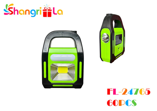 Linterna con foco solar