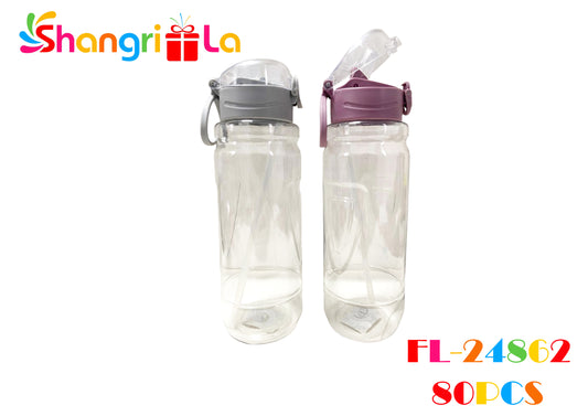 Unidad de botella con bombilla 1000ml 26cm