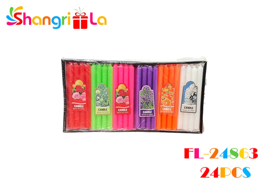 PACK 4 VELAS LARGAS AROMATICAS