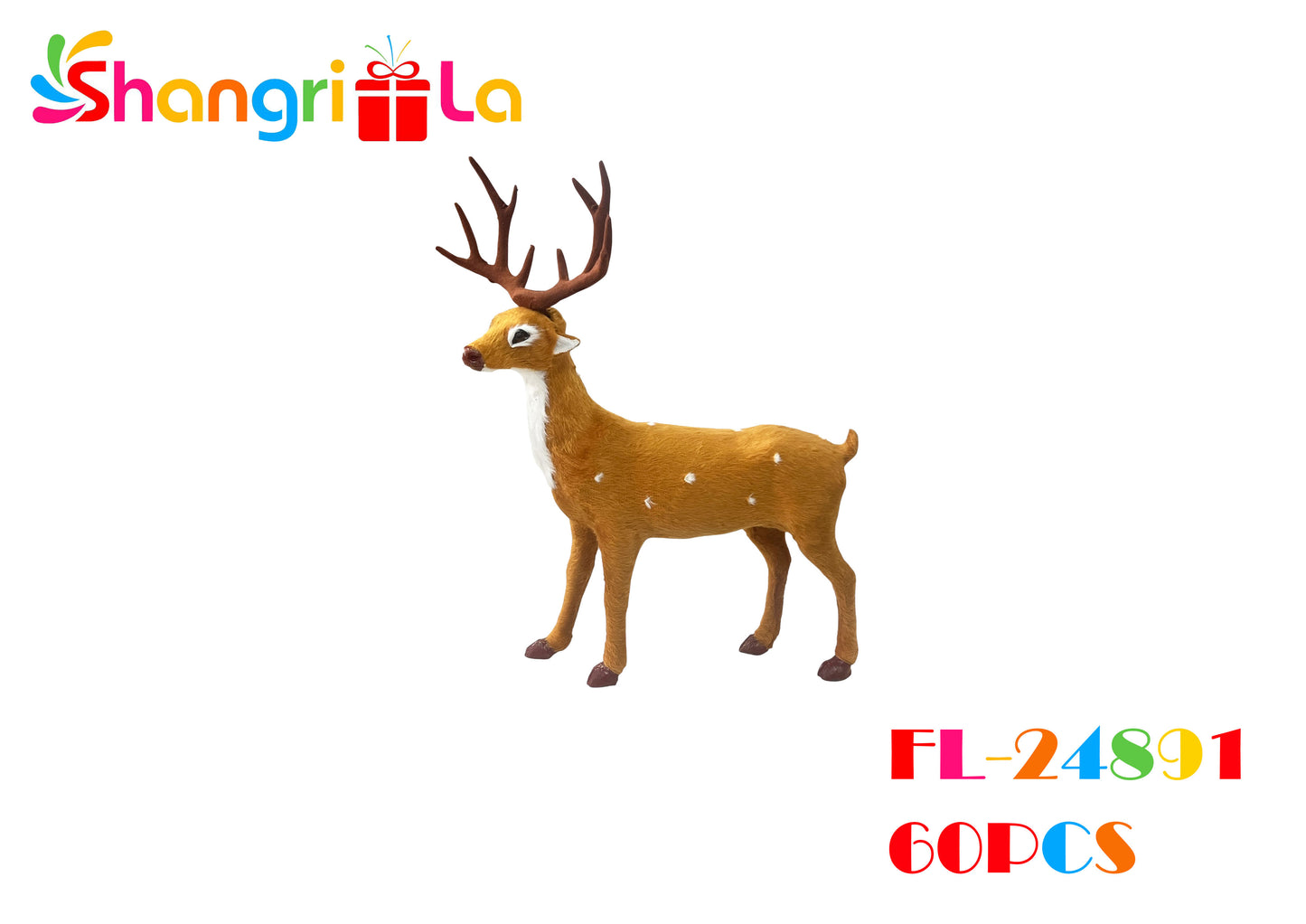 RENO NAVIDEÑO 25X35 CM