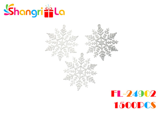 PACK 3 COPOS DE NIEVE COLGANTES