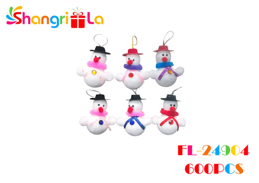 PACK 6 MUÑEQUITOS DE NIEVE