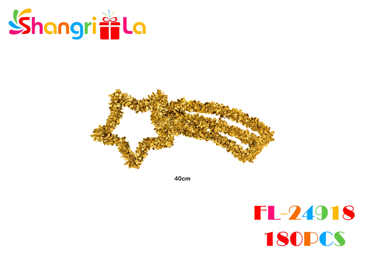 Adorno colgante de estrella fugaz 40cm