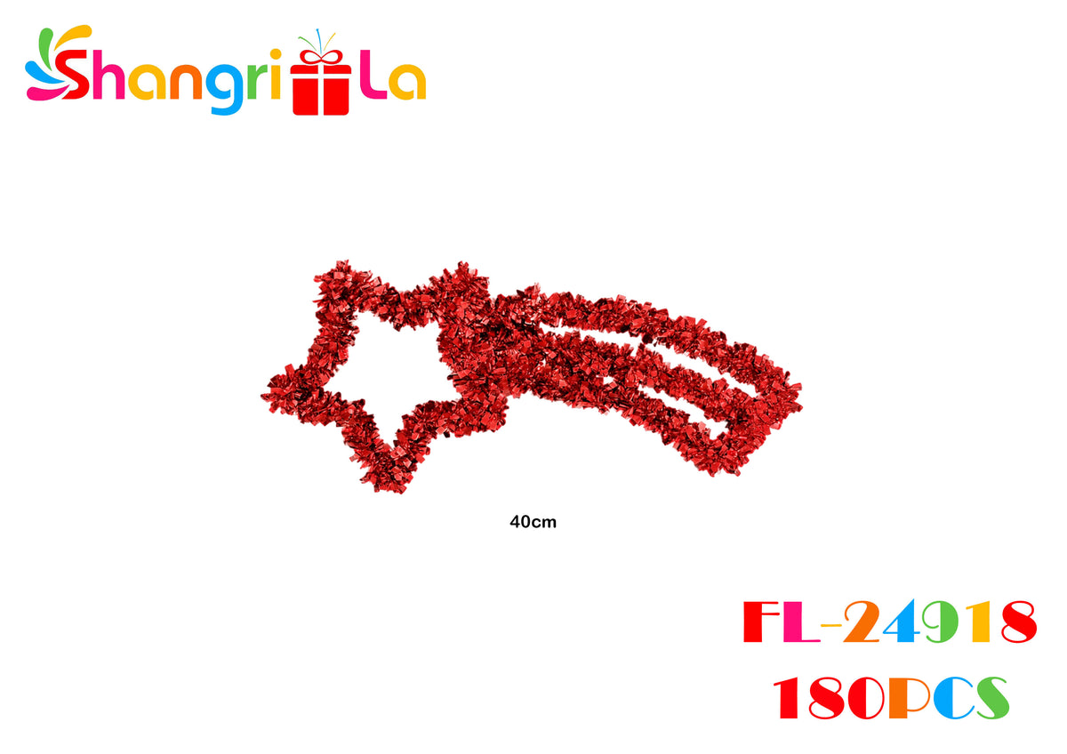 Adorno colgante de estrella fugaz 40cm