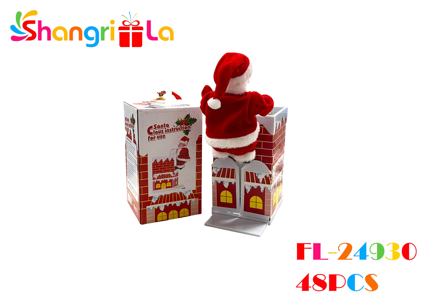 SANTA CLAUS CON CHIMENEA