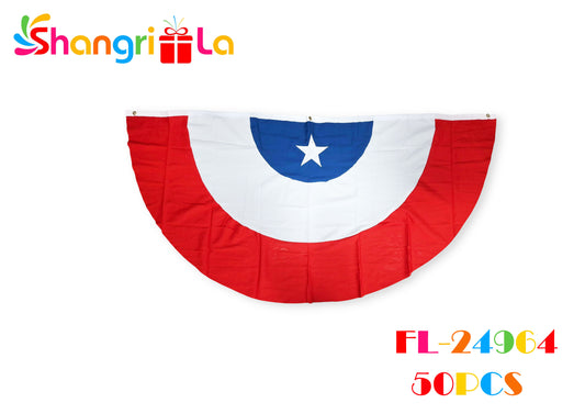 BANDERA ESCARAPELA DE CHILE 90x180cm