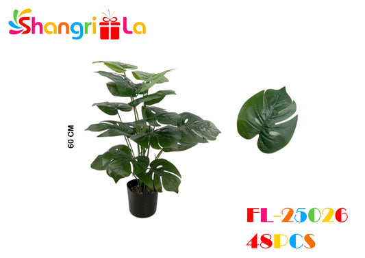 PLANTA ARTIFICIAL MONSTERA DELICIOSA
